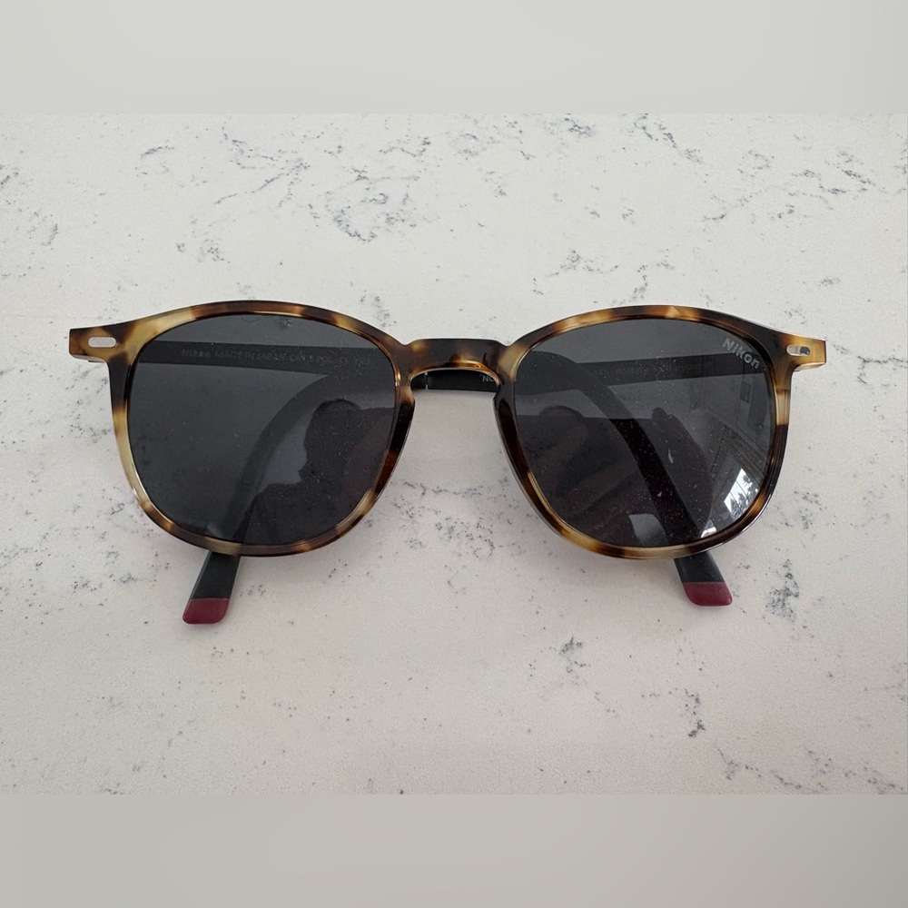 Nikon Sunglasses - NC2031S 123 01P Tortoise Shell Frame and Grey Polarized Lens